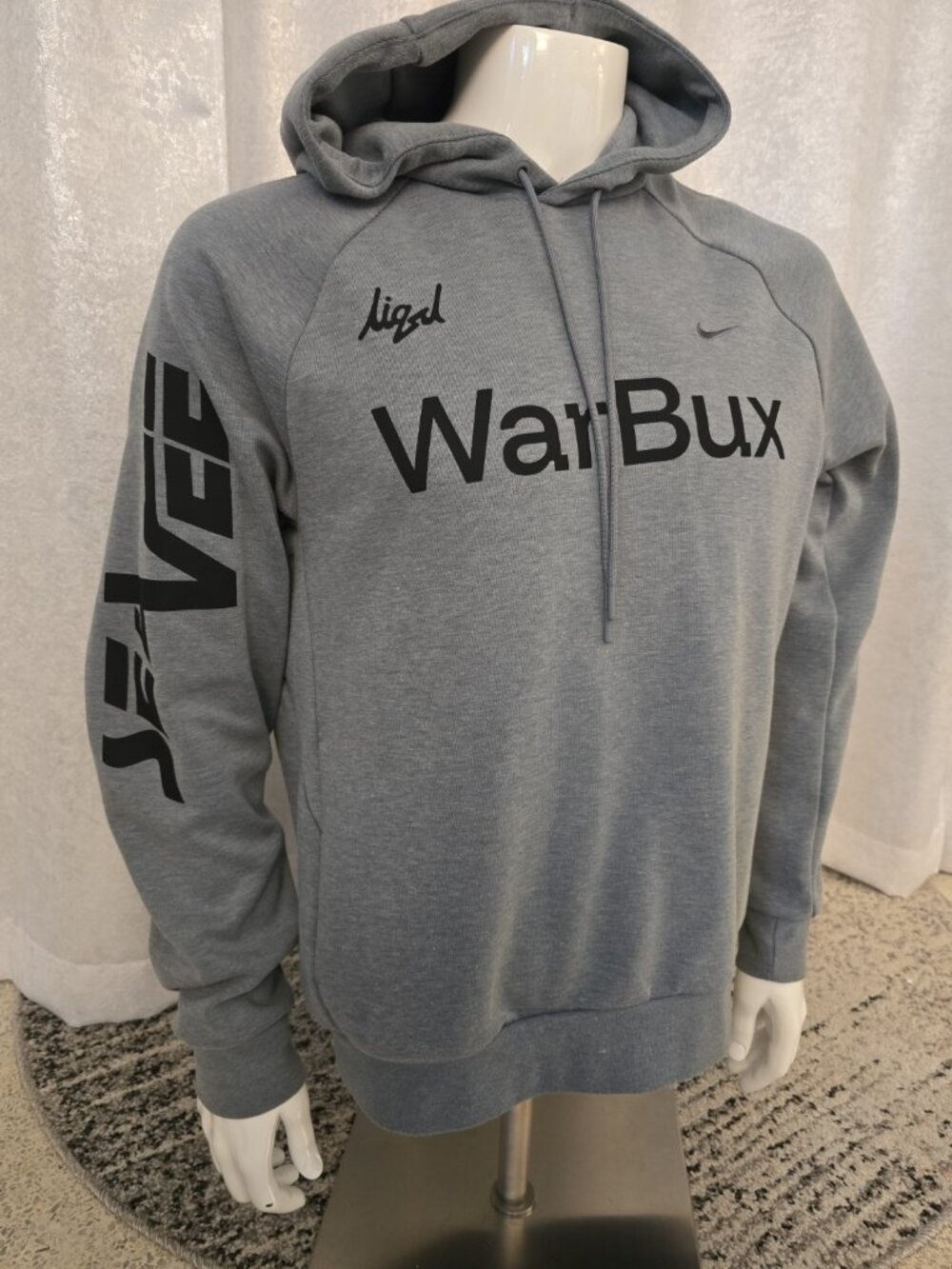 Nike Men's Sea Vee Pullover Hoodie Warbux Liquidated Rare Collaboration Skull M